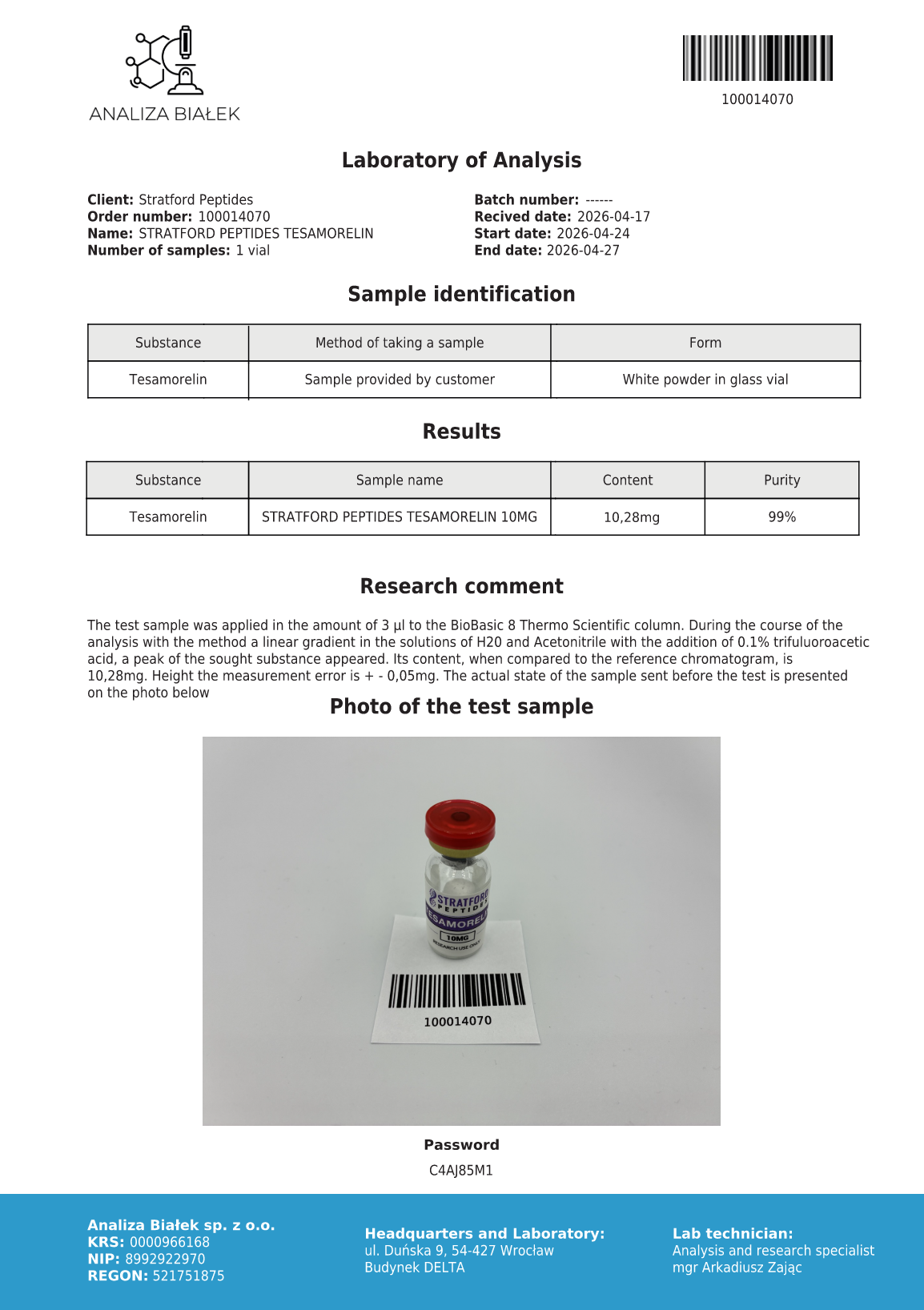 TESAMORELIN